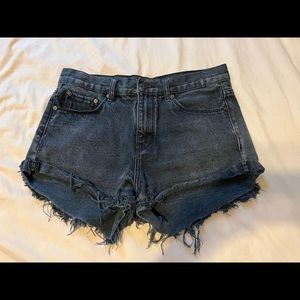 Saltwater & Song Denim CoLab Black Denim Shorts
